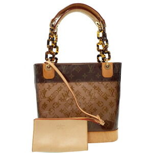 Louis Vuitton Monogram Vinyl Cabas Ambre tote Shoulder bag Brown
